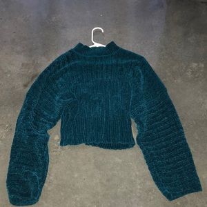 mock neck sweater